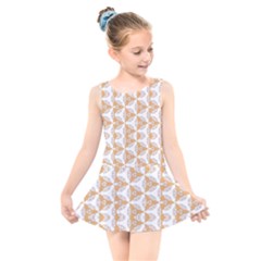 Df Giovanni Di Graziano Kids  Skater Dress Swimsuit by deformigo