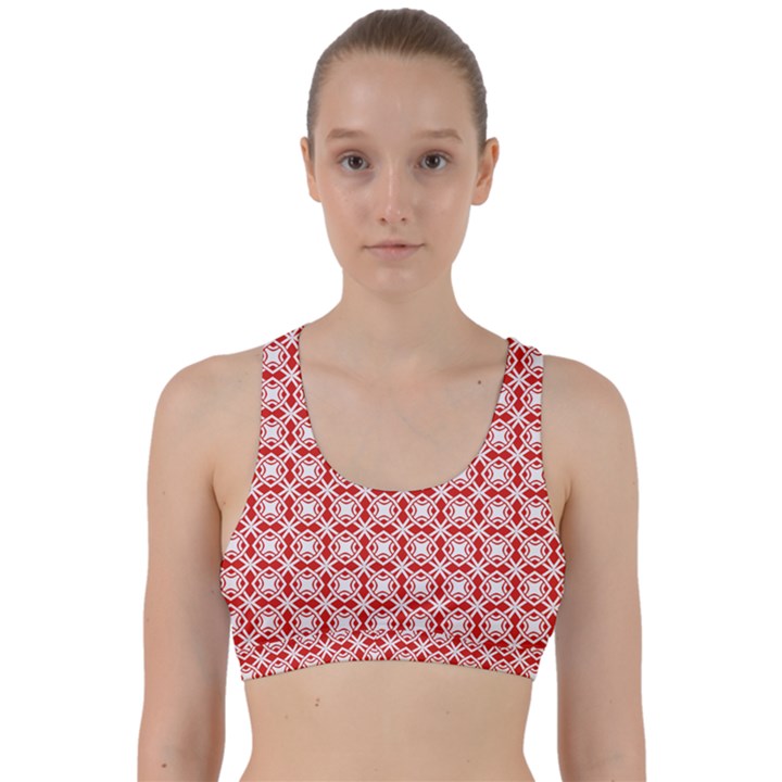 DF Persimmon Back Weave Sports Bra