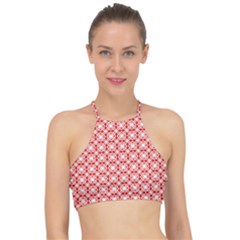 Df Persimmon Racer Front Bikini Top by deformigo