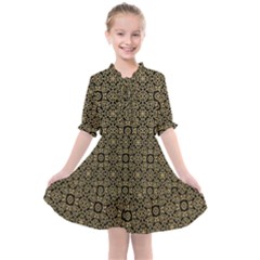 Df Nusa Penida Kids  All Frills Chiffon Dress by deformigo