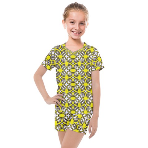 Df Fergano Kids  Mesh Tee And Shorts Set by deformigo