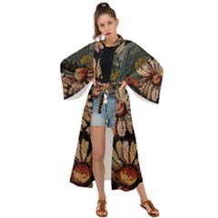 Old Embroidery 1 1 Maxi Kimono by bestdesignintheworld