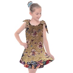 Old Embroidery 1 2 Kids  Tie Up Tunic Dress by bestdesignintheworld