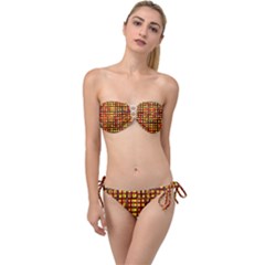 Rby-b-9-5 Twist Bandeau Bikini Set by ArtworkByPatrick