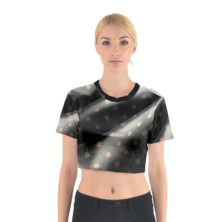 Polka Dots 1 1 Cotton Crop Top