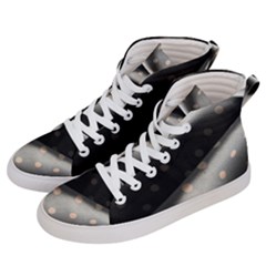 Polka Dots 1 1 Men s Hi-top Skate Sneakers by bestdesignintheworld