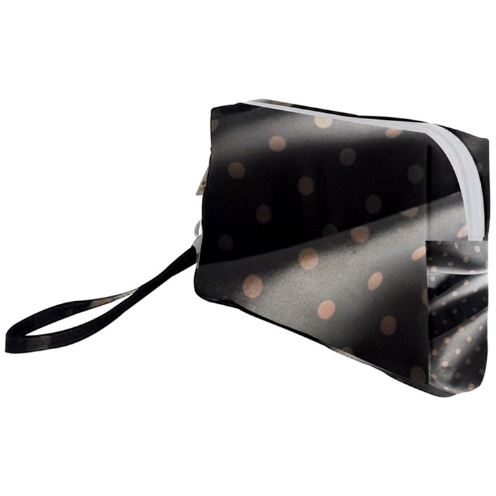 Polka Dots 1 1 Wristlet Pouch Bag (Small)