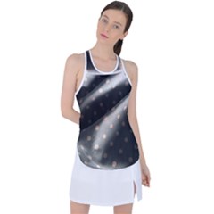 Polka Dots 1 1 Racer Back Mesh Tank Top by bestdesignintheworld