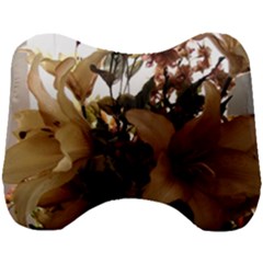 Lilies 1 1 Head Support Cushion by bestdesignintheworld