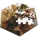 Lilies 1 1 Wooden Puzzle Hexagon View2