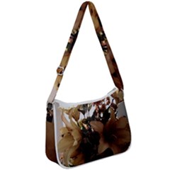 Lilies 1 1 Zip Up Shoulder Bag by bestdesignintheworld