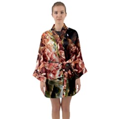 Begonia 1 1 Long Sleeve Satin Kimono by bestdesignintheworld