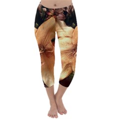 Lilies 1 3 Capri Winter Leggings  by bestdesignintheworld