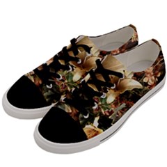 Lilies 1 4 Men s Low Top Canvas Sneakers by bestdesignintheworld