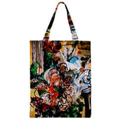 Lilies In A Vase 1 2 Zipper Classic Tote Bag by bestdesignintheworld