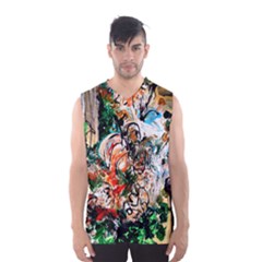 Lilies In A Vase 1 2 Men s Basketball Tank Top by bestdesignintheworld