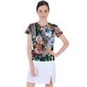 Lilies In A Vase 1 2 Women s Sports Top View1