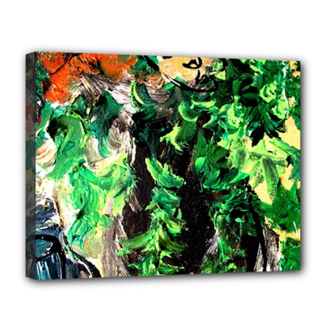 Plants 1 1 Canvas 14  X 11  (stretched) by bestdesignintheworld