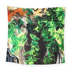 Plants 1 1 Square Tapestry (large) by bestdesignintheworld