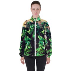 Plants 1 1 Women s High Neck Windbreaker by bestdesignintheworld