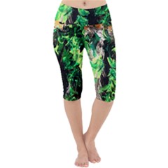 Plants 1 1 Lightweight Velour Cropped Yoga Leggings by bestdesignintheworld