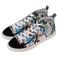 Lilies 1 7 Men s Mid-top Canvas Sneakers by bestdesignintheworld