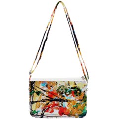 Lilies 1 7 Double Gusset Crossbody Bag