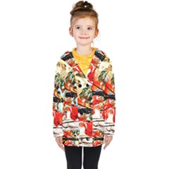 Lilies 1 7 Kids  Double Breasted Button Coat