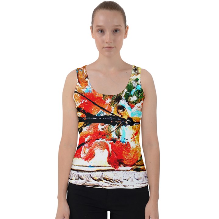 Lilies 1 7 Velvet Tank Top