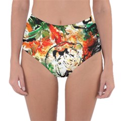 Lilies In A Vase 1 4 Reversible High-waist Bikini Bottoms by bestdesignintheworld