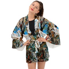 Flowers In A Vase 1 1 Long Sleeve Kimono by bestdesignintheworld