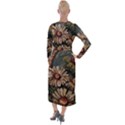 Old Embroidery 1 1 Velvet Maxi Wrap Dress View2