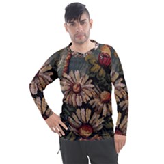 Old Embroidery 1 1 Men s Pique Long Sleeve Tee