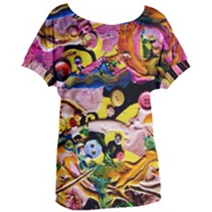 Alice Walk 1 2 Women s Oversized Tee by bestdesignintheworld