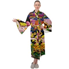 Alice Walk 1 2 Maxi Velour Kimono by bestdesignintheworld