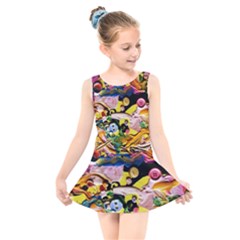 Alice Walk 1 2 Kids  Skater Dress Swimsuit by bestdesignintheworld