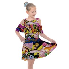 Alice Walk 1 2 Kids  Shoulder Cutout Chiffon Dress by bestdesignintheworld