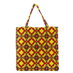 Rby-b-9-6 Grocery Tote Bag by ArtworkByPatrick