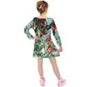 Eden Garden 1 4 Kids  Long Sleeve Velvet Dress View2