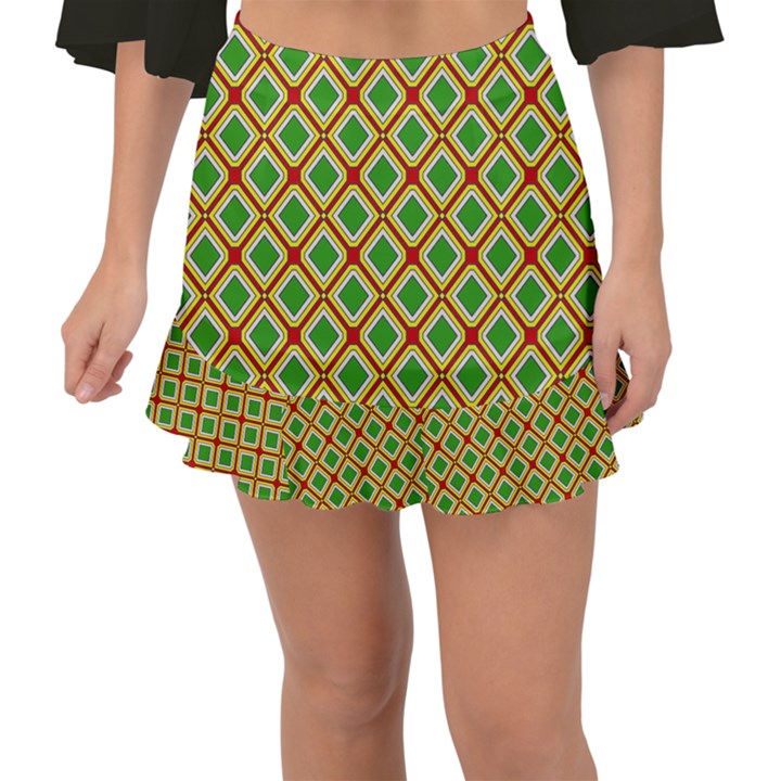 DF Irish Wish Fishtail Mini Chiffon Skirt