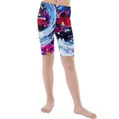 Red Airplane 1 1 Kids  Mid Length Swim Shorts by bestdesignintheworld