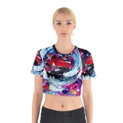 Red Airplane 1 1 Cotton Crop Top by bestdesignintheworld