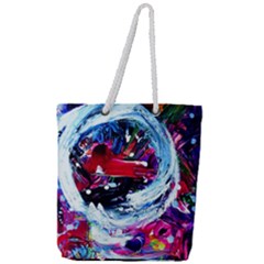 Red Airplane 1 1 Full Print Rope Handle Tote (large) by bestdesignintheworld