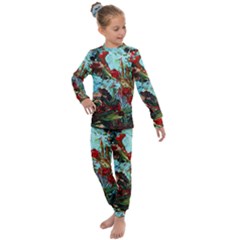 Eden Garden 1 5 Kids  Long Sleeve Set  by bestdesignintheworld