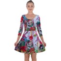 Eden Garden 1 6 Quarter Sleeve Skater Dress View1