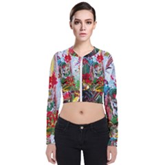 Eden Garden 1 6 Long Sleeve Zip Up Bomber Jacket by bestdesignintheworld