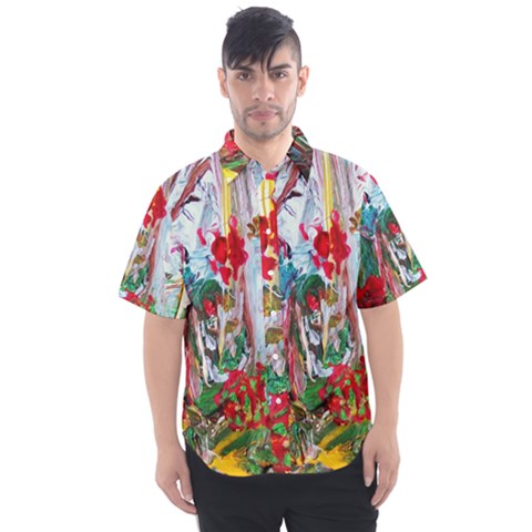 Eden Garden 1 6 Men s Short Sleeve Shirt by bestdesignintheworld