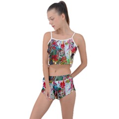 Eden Garden 1 6 Summer Cropped Co-ord Set by bestdesignintheworld