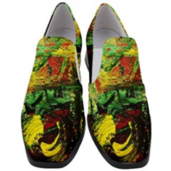 Revelation 1 2 Women Slip On Heel Loafers by bestdesignintheworld