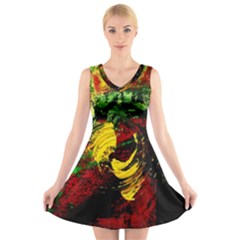 Revelation 1 3 V-neck Sleeveless Dress by bestdesignintheworld